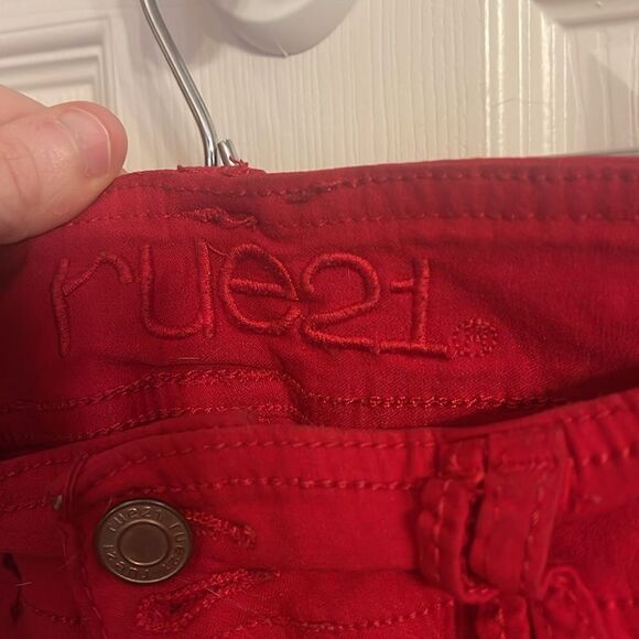 Forever 21 Pants Red. Size 7/8 EUC - Picture 5 of 11